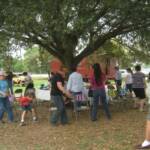 There were lots of happy winners of the cake walk.