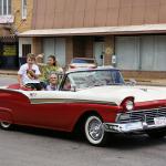 Katherine Virnau's Car  Driven by Dennis Holder in 2014 Spring Picnic Parade