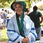 A reenactor who participated in the 2014 Spring Picnic.  Early Texas military life was featured.